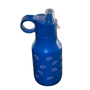 Sun Squad Blue Rainbow Stainless Steel Water Bottle Flip Top F331314